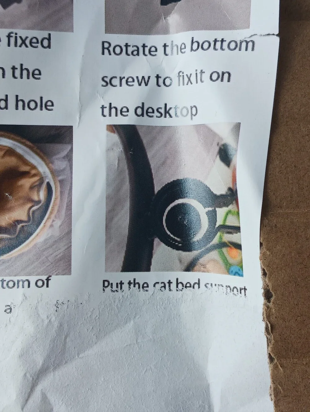 Zupetco Desk CAT BED HAMMOCK New Open (No Scratch Post)